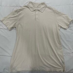 Flint and Tinder Cotton Hemp Polo - Natural